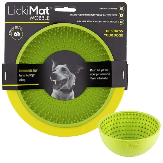 LickiMat Dog Wobble Green 3 LickiMat Dog Wobble Green