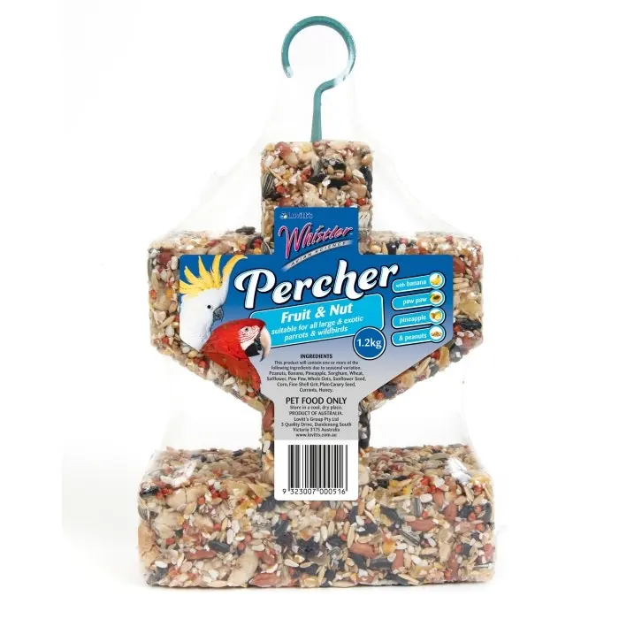 Whistler Percher Fruit & Nut Bird Treat 1.2kg 3 Whistler Percher Fruit & Nut Bird Treat 1.2kg