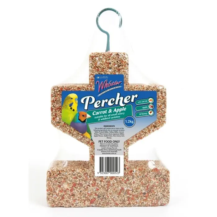Whistler Percher Carrot & Apple Bird Treat 1.2kg 3 Whistler Percher Carrot & Apple Bird Treat 1.2kg