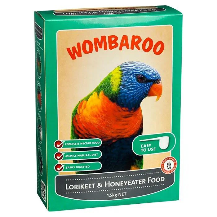 Wombaroo Lorikeet & Honeyeater Food 1.5kg 3 Wombaroo Lorikeet & Honeyeater Food 1.5kg