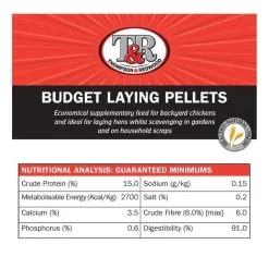 Thompson & Redwood Budget Chicken Layer Pellets 20kg 6 Thompson & Redwood Budget Chicken Layer Pellets 20kg -Outlet Bird Food Store 32469 140129 tandr budget laying pellets 20kg 3 1 1