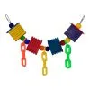 SuperBird Creations SuperBird Groovy Chain Bird Toy For Large & XL Birds 50.5 X 8.5cm 1 SuperBird Creations SuperBird Groovy Chain Bird Toy For Large & XL Birds 50.5 X 8.5cm -Outlet Bird Food Store 95 SB1141