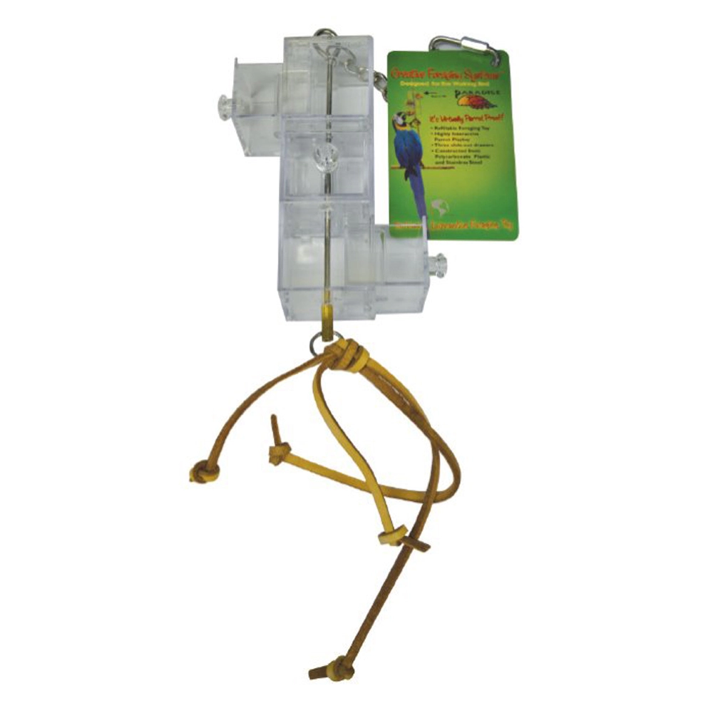 Featherland Paradise Foraging 3 Pull Out Drawers Bird Toy 53.5cm 4 Featherland Paradise Foraging 3 Pull Out Drawers Bird Toy 53.5cm - Image 2