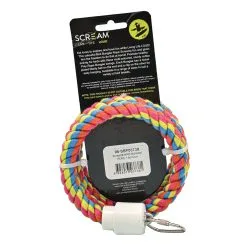 Scream Bird Bungee Rope Sturdy Cotton Bird Toy Multicolour Small -Outlet Bird Food Store 96 SBP03738 2