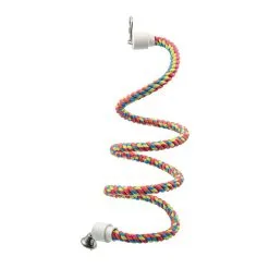 Scream Bird Bungee Rope Sturdy Cotton Bird Toy Multicolour Small -Outlet Bird Food Store 96 SBP03738 6