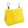 Prestige Pet Products Snuggle Pals Bird Hide Sturdy Plush Cosy Tent Hideaway Yellow Small -Outlet Bird Food Store 97 PSP04816
