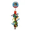 Cheeky Bird Cylinder & Rope Wooden Bird Toy W/ Bell Medium -Outlet Bird Food Store ACBCRBM