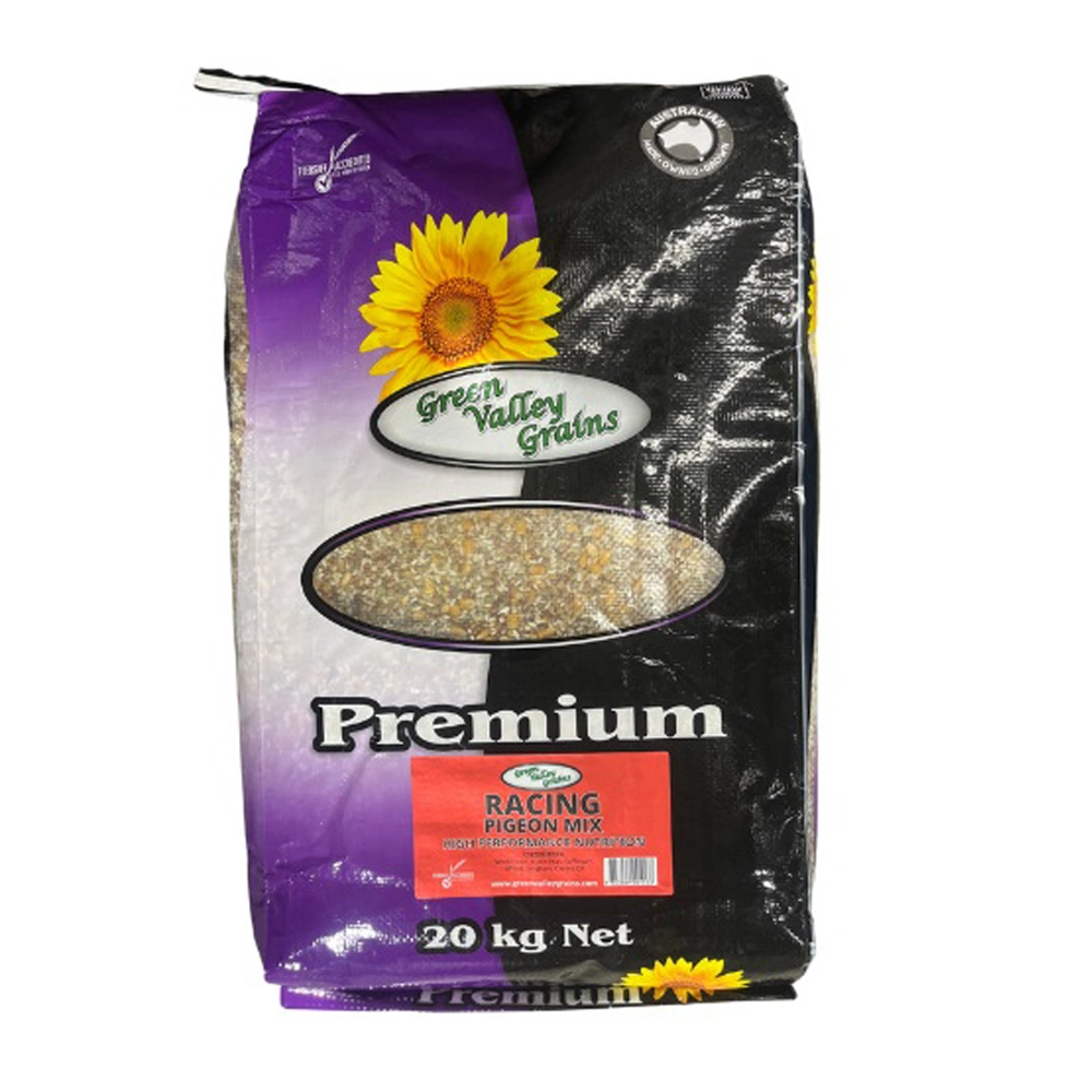 Green Valley Grains Racing Pigeon Mix High Performance Nutrition Supplement 20kg 3 Green Valley Grains Racing Pigeon Mix High Performance Nutrition Supplement 20kg