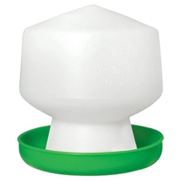 Avione Poultry Green & White Plastic Drinker 1.3L 3 Avione Poultry Green & White Plastic Drinker 1.3L