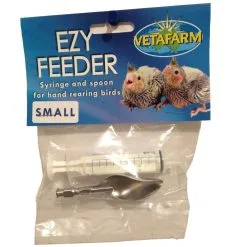 Vetafarm Stainless Ezy Measured Feeder With Syringe & Spoon For Birds Small