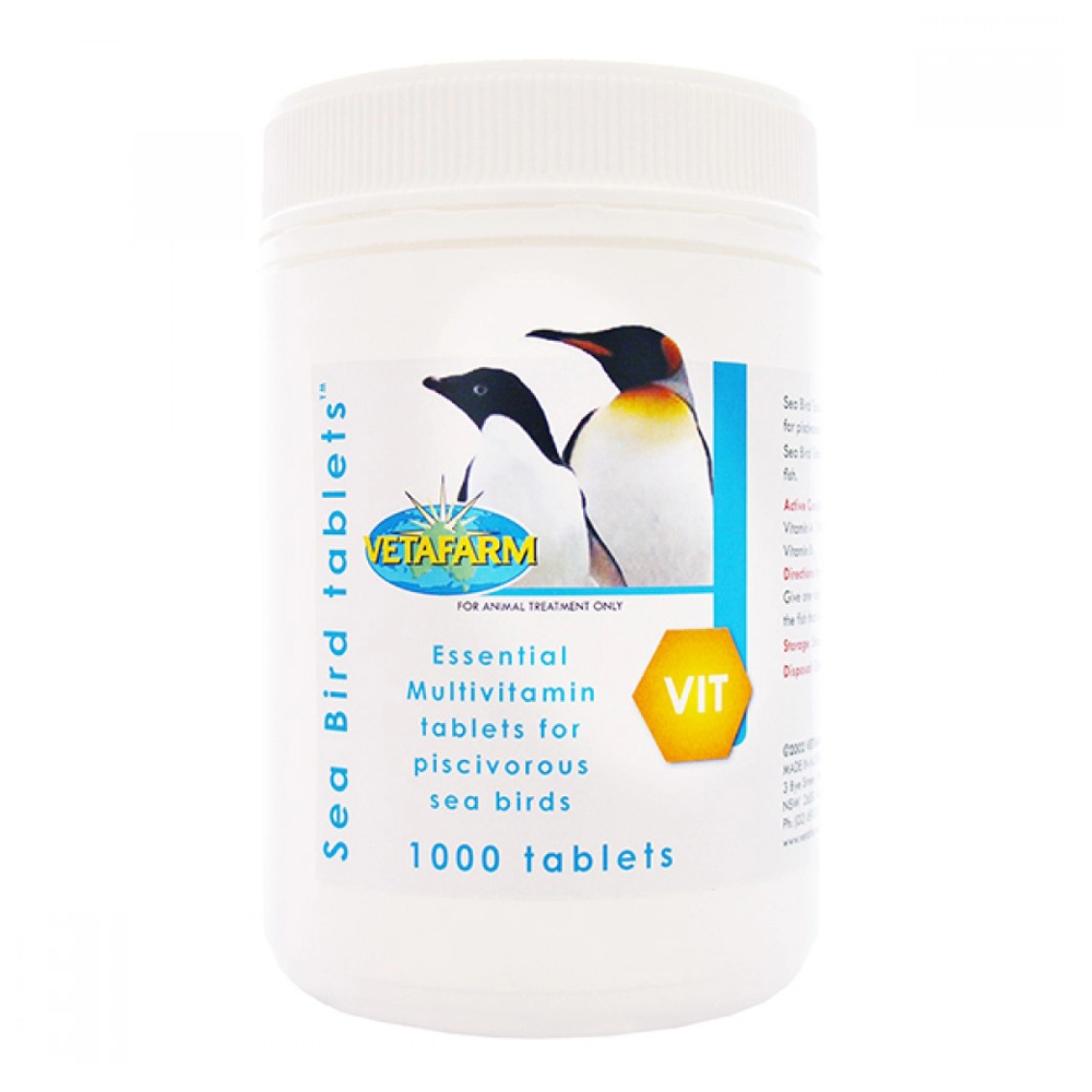 Vetafarm Sea Bird Tablets Multivitamin For Piscivorous Sea Birds 1000 Tabs 3 Vetafarm Sea Bird Tablets Multivitamin For Piscivorous Sea Birds 1000 Tabs