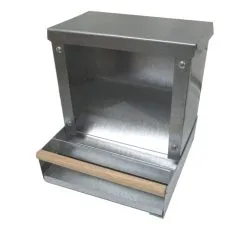 IPetz Galvanised Perspex Front Finch Food Feeder - 3 Sizes