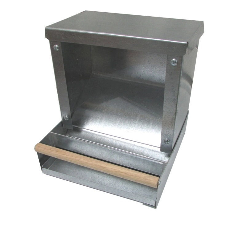 IPetz Galvanised Perspex Front Finch Food Feeder - 3 Sizes 3 IPetz Galvanised Perspex Front Finch Food Feeder - 3 Sizes