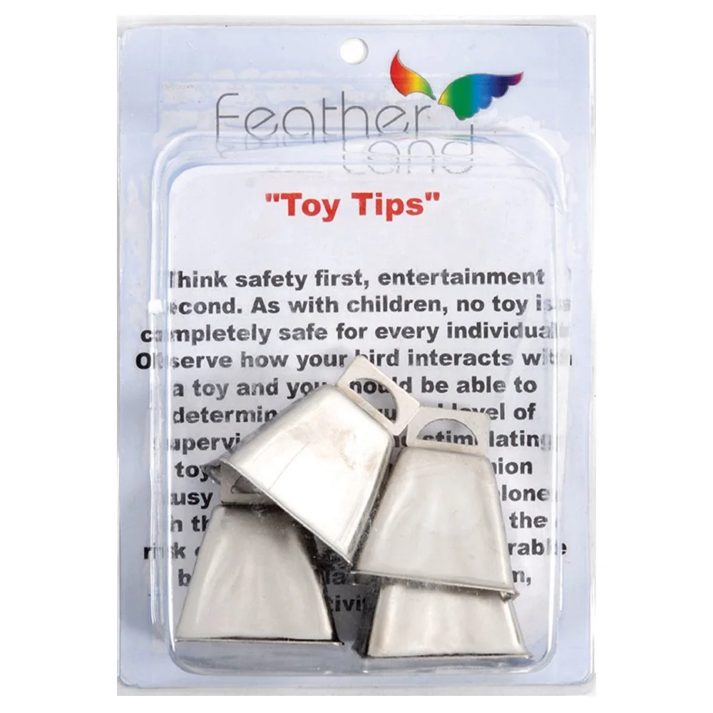 Featherland Paradise Cow Bell Bird Toy Medium 4.4cm 4 Pack 4 Featherland Paradise Cow Bell Bird Toy Medium 4.4cm 4 Pack - Image 2