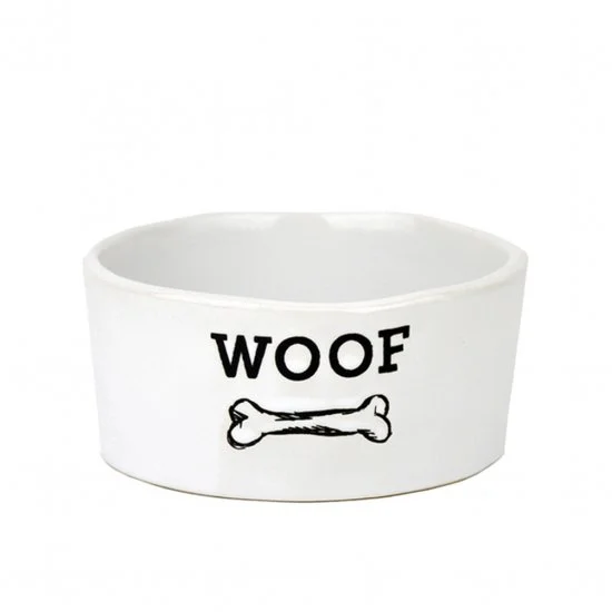 Barkley+Bella Bowl Ceramic Woof Small 450ml 3 Barkley+Bella Bowl Ceramic Woof Small 450ml